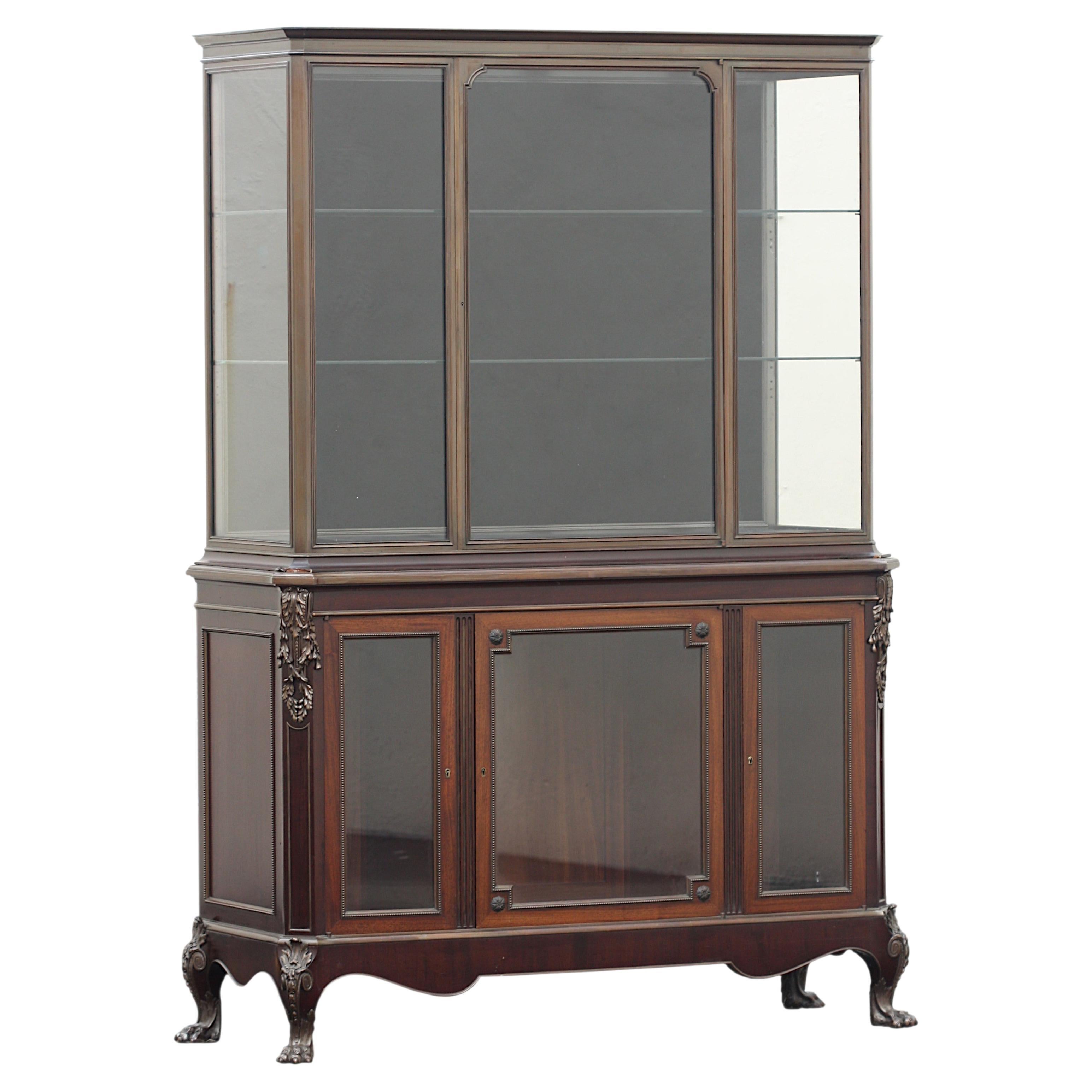  Henry DASSON (1825-1896) Vitrine signed and dated Henry Dasson & Cie, 1889  For Sale