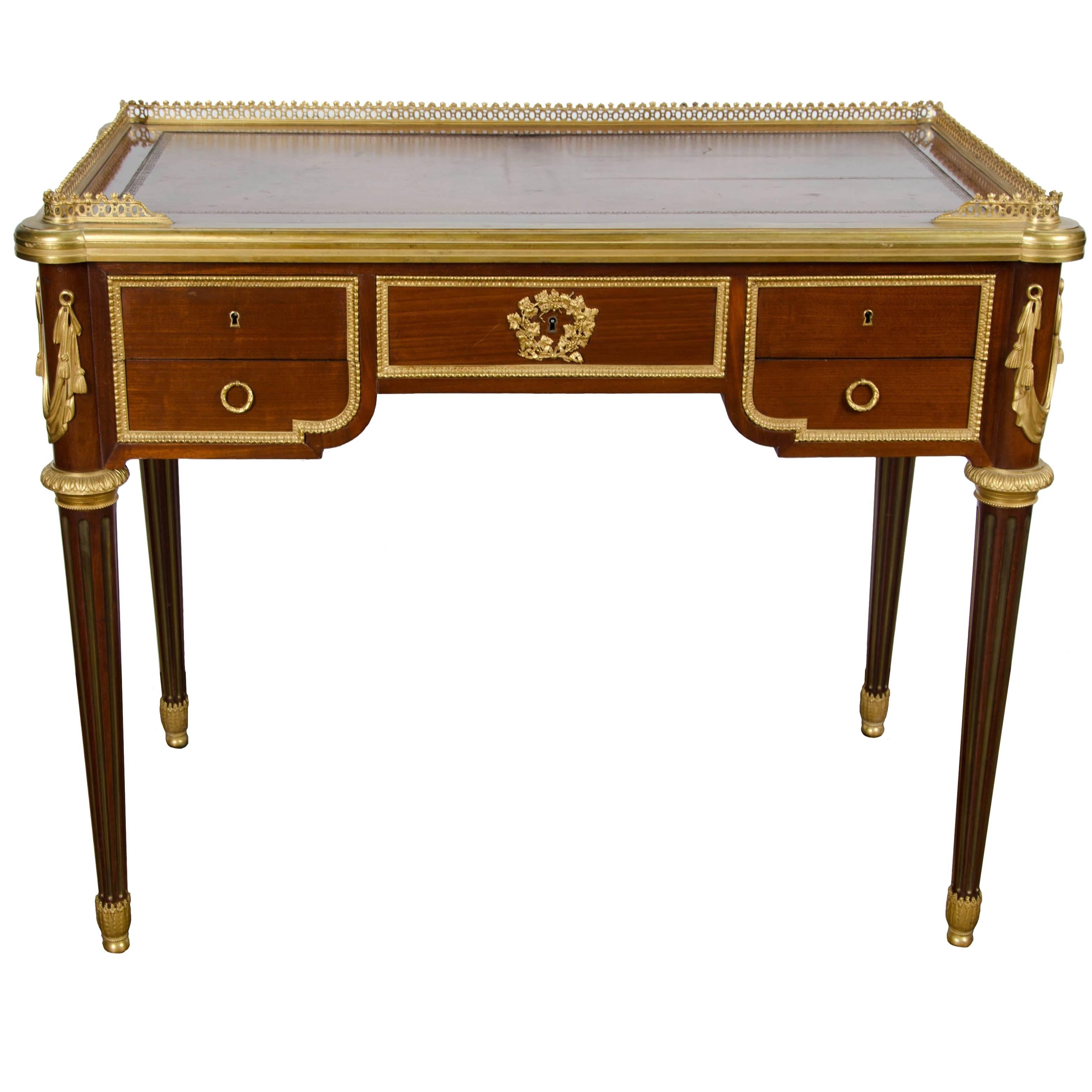 Ladies writing table, signed Dasson, 1880