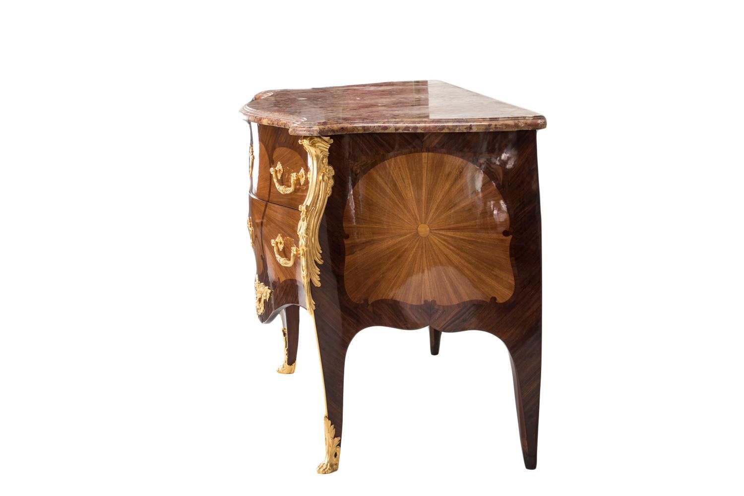 Marquetry Henry Dasson, Louis XV Inlaid Commode, Before 1894