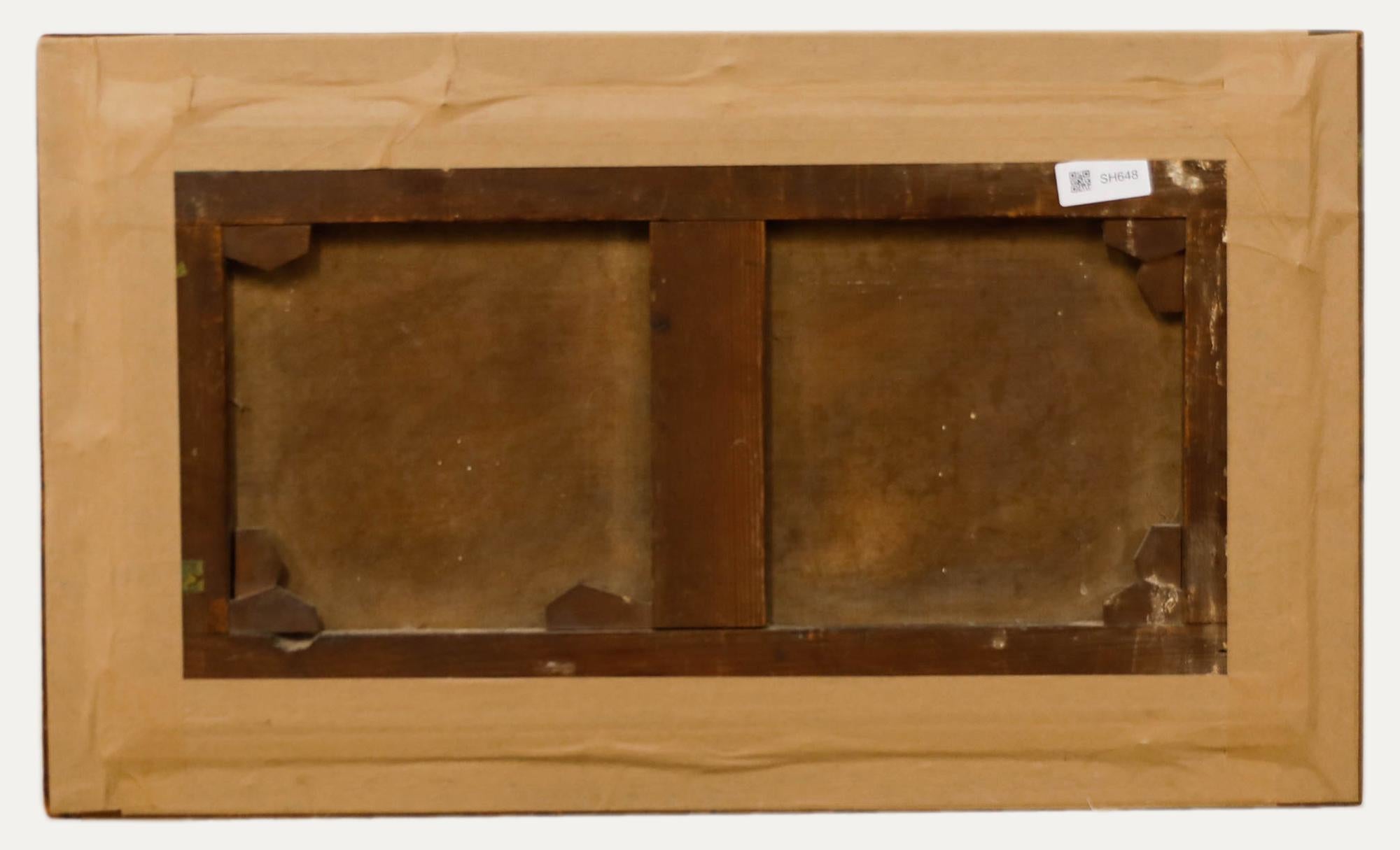 Henry Dawson (1811-1878)  - Olio della metà del XIX secolo incorniciato, Lattaia con due mucche in vendita 2
