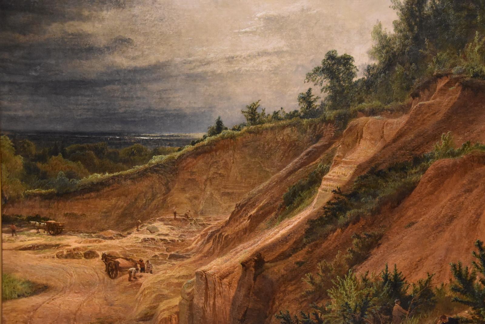 Peinture à l'huile de Henry Dawson « Chertsey Quarry ».  en vente 4