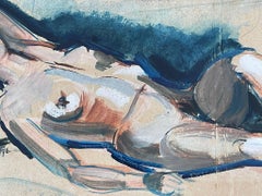 Henry de Waroquier (1881-1970) " Nu allongé "