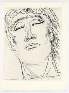 Henry de Waroquier - incisione originale incisione originale