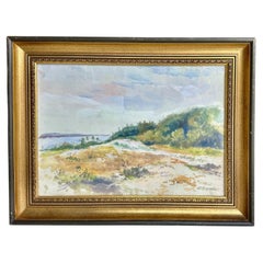 Henry Deidrich Gremke Original California Landscape Watercolor, Framed