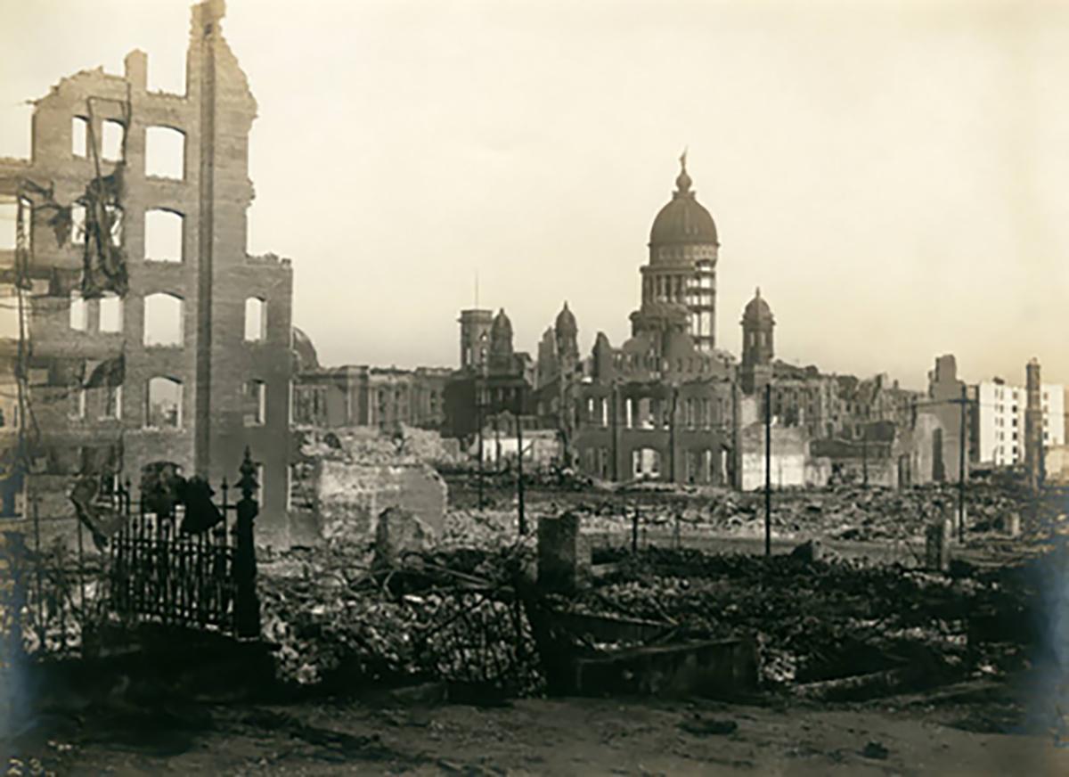 Le rovine del terremoto e dell'incendio di San Francisco 7