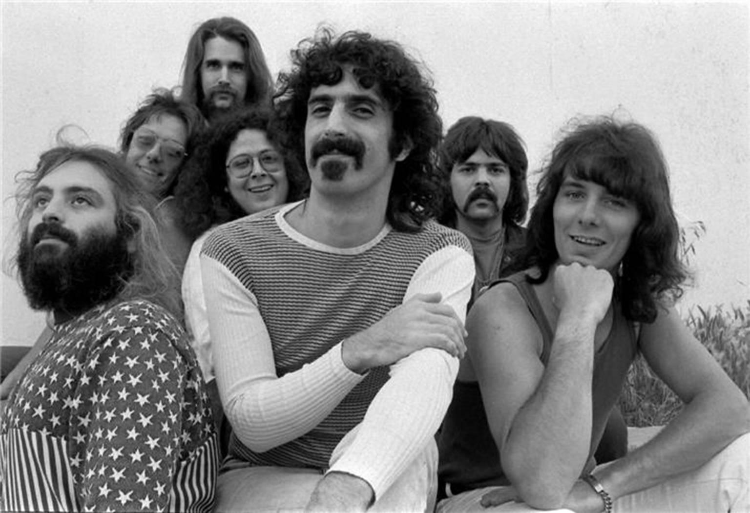 Henry Diltz Black and White Photograph - Frank Zappa & The Mothers of Invention