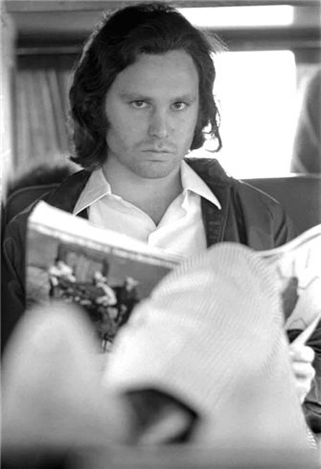 Henry Diltz Black and White Photograph – Jim Morrison, Time Magazine, 1969