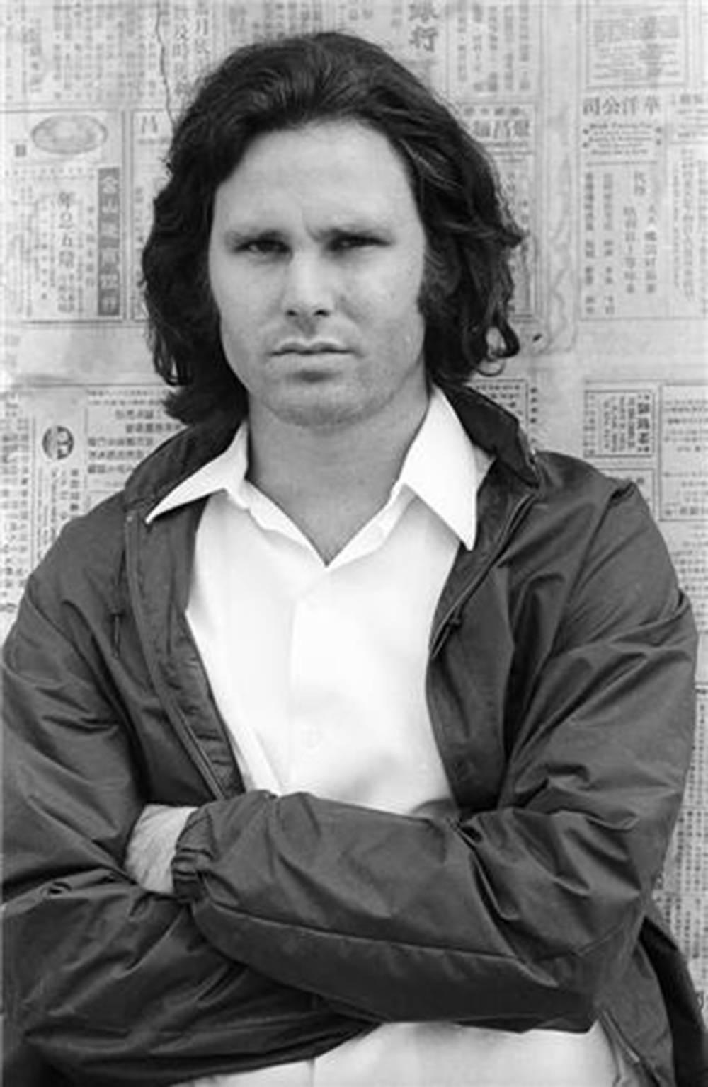 Henry Diltz Black and White Photograph - Jim Morrison, Venice, CA 1969