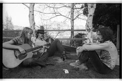 Vintage Joni Mitchell, David Crosby, and Eric Clapton, Laurel Canyon, 1968