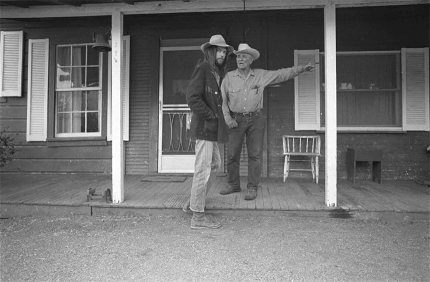 Henry Diltz Black and White Photograph - Neil Young, "Old Man" #3