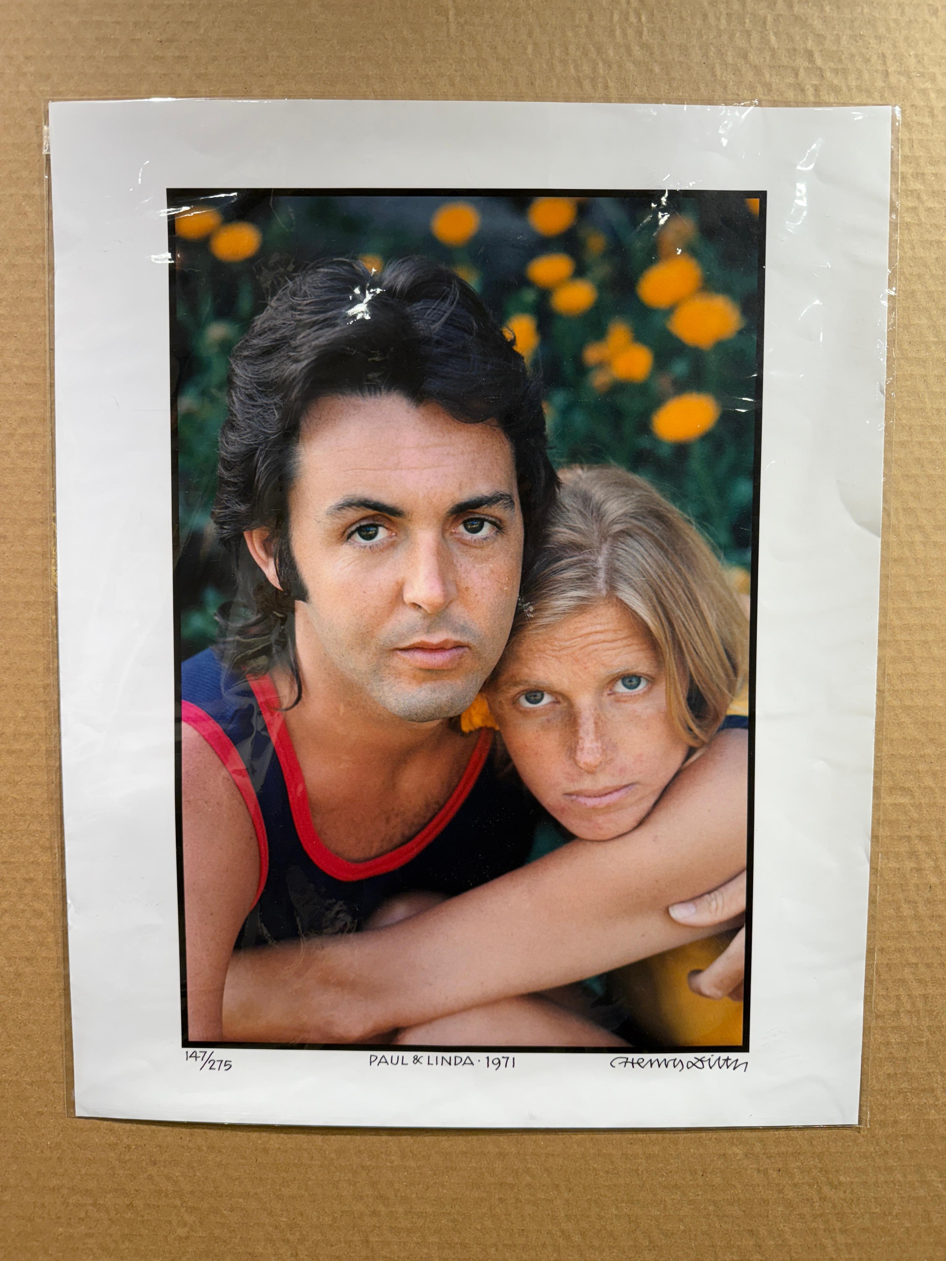 Paul et Linda McCartney - Photograph de Henry Diltz