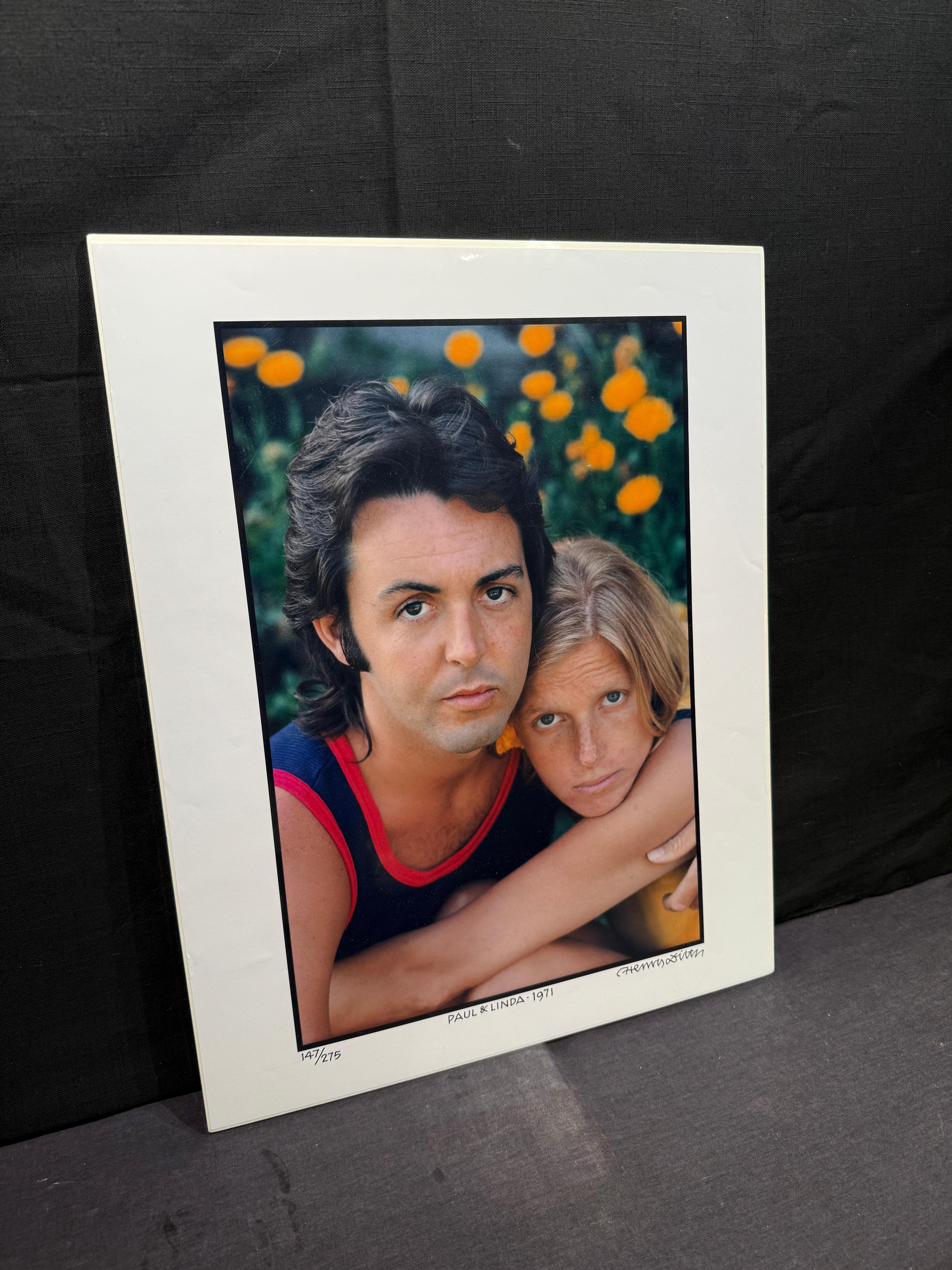 Paul and Linda McCartney - American Modern Photograph by Henry Diltz