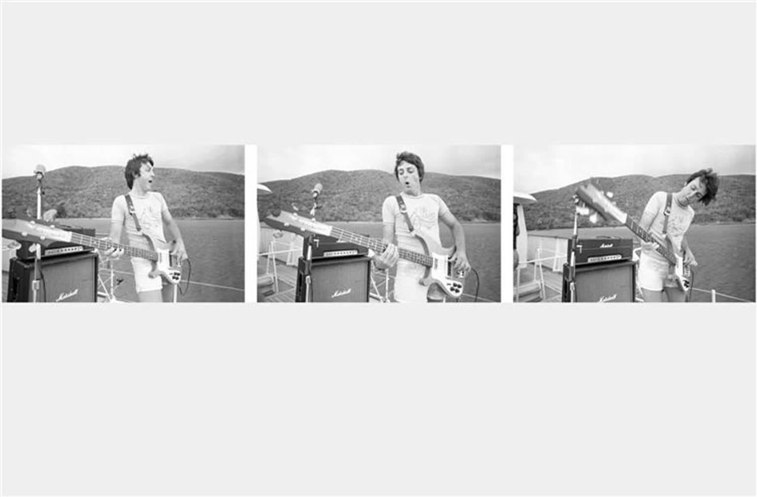 Henry Diltz Portrait Photograph - Paul McCartney Triptych, 1977