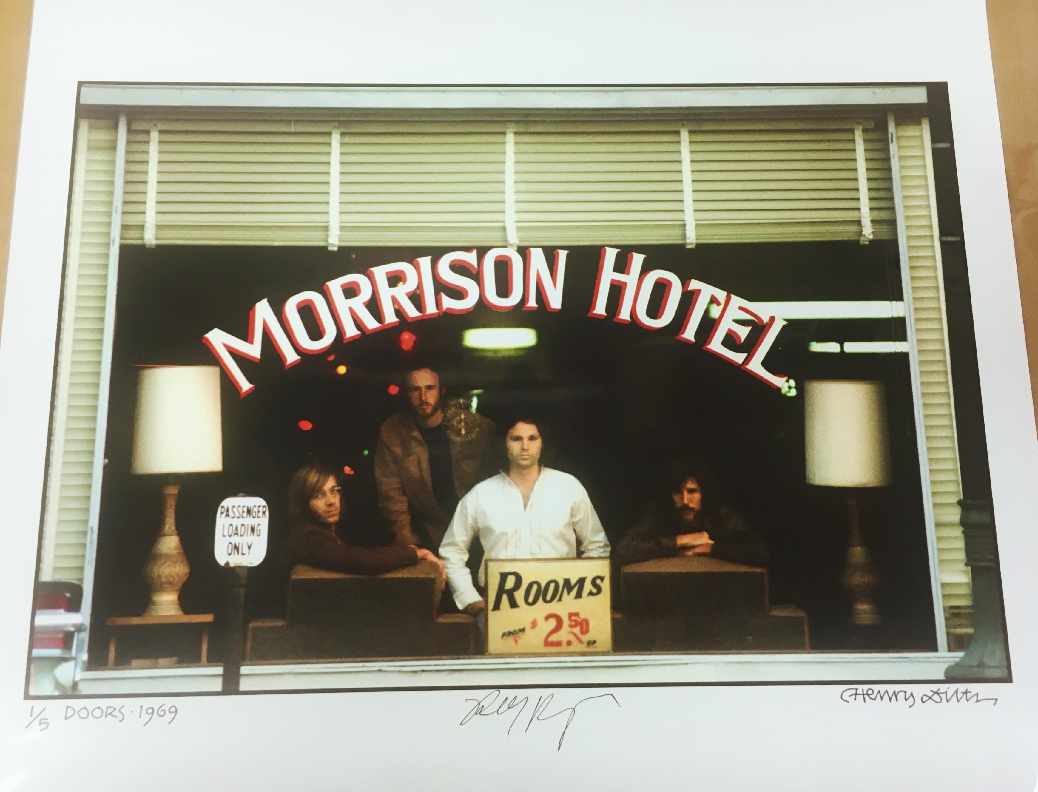 Henry Diltz Color Photograph - The Doors, Co-Sign "Morrison Hotel" 50th Anniversary, Los Angeles, CA, 1969
