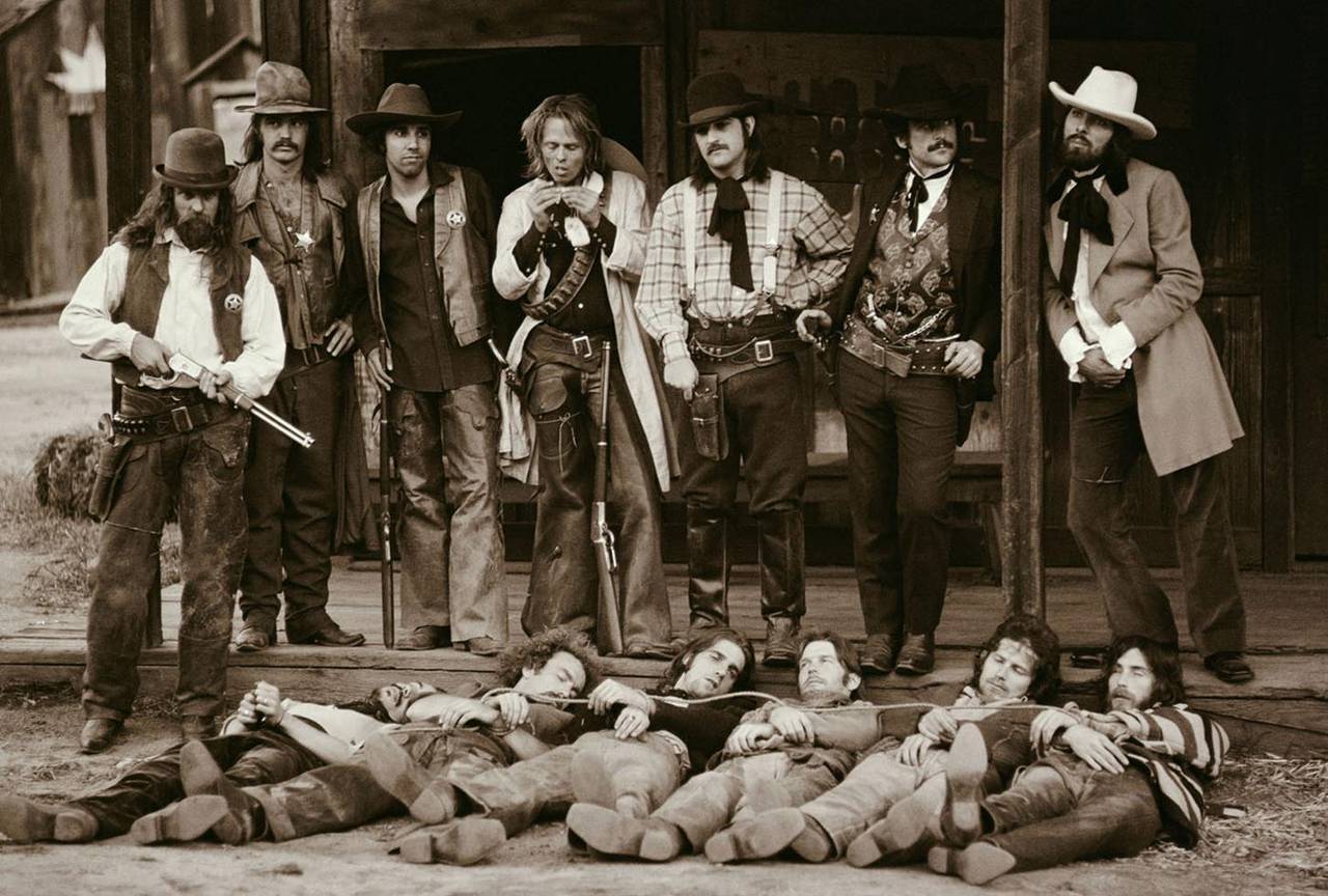 Henry Diltz Black and White Photograph - The Eagles, "Desperado, " 1972