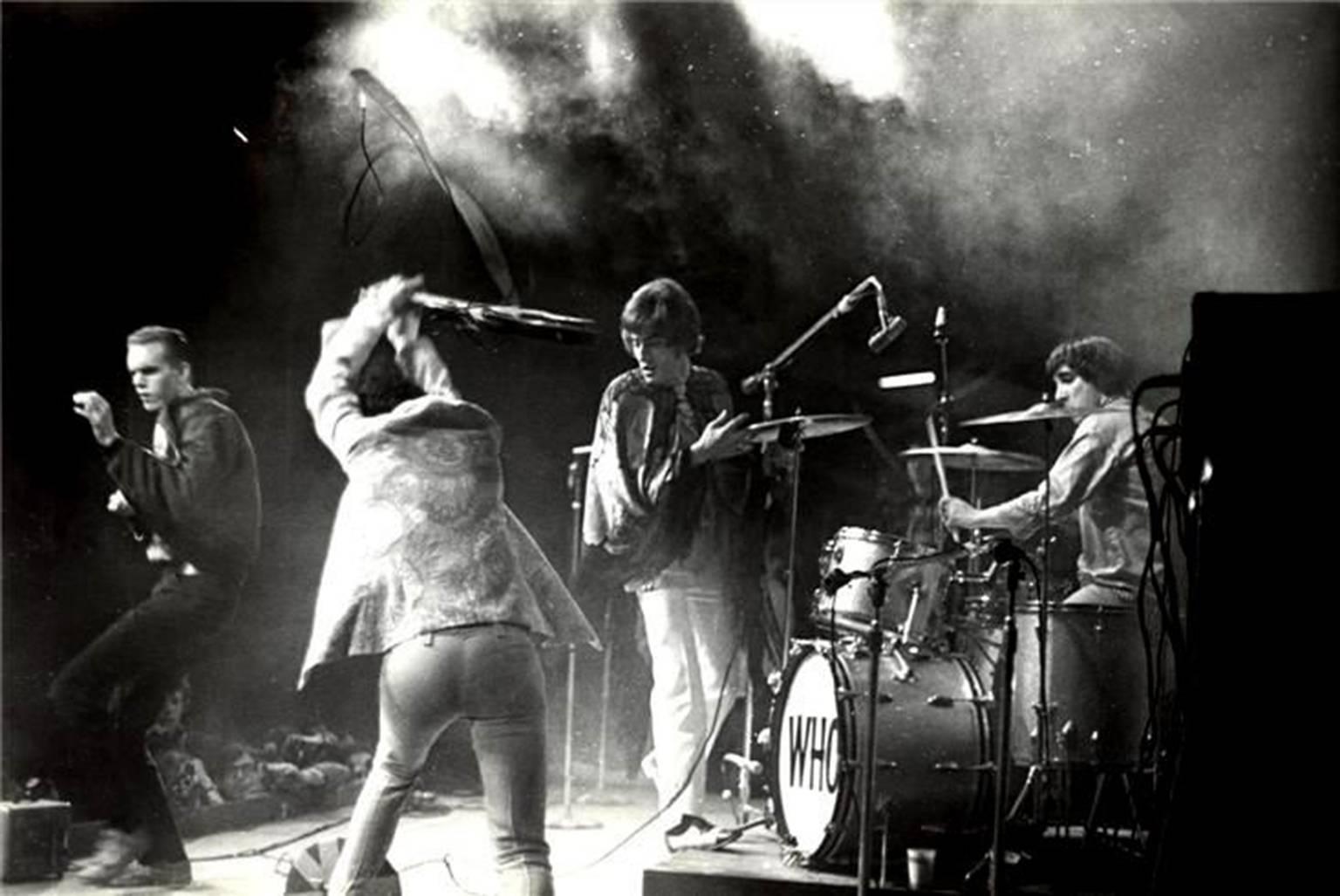 Henry Diltz Black and White Photograph - The Who, Monterey, CA, 1967