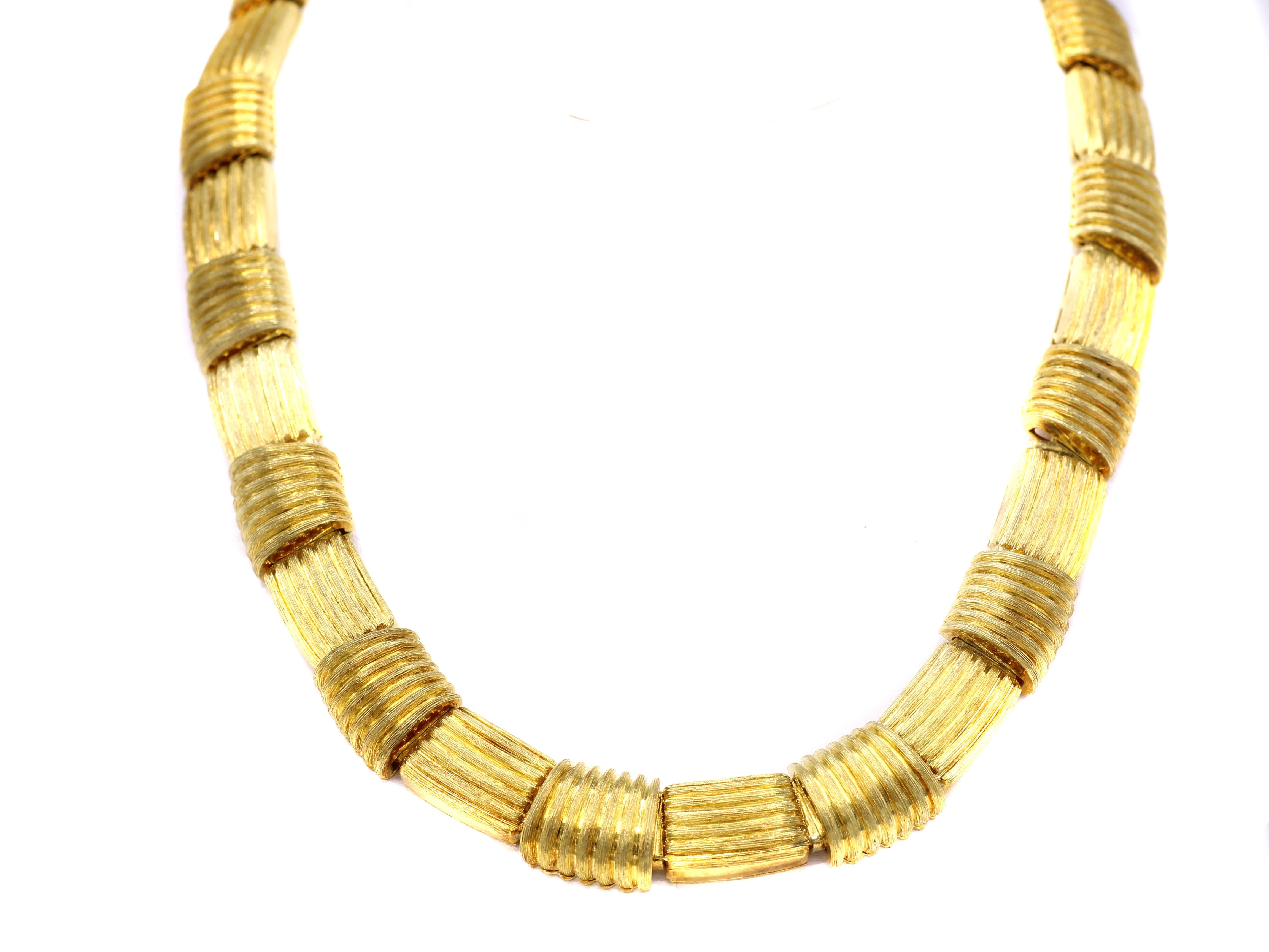 Women's or Men's Henry Dunay 18 Karat Gold Necklace For Sale