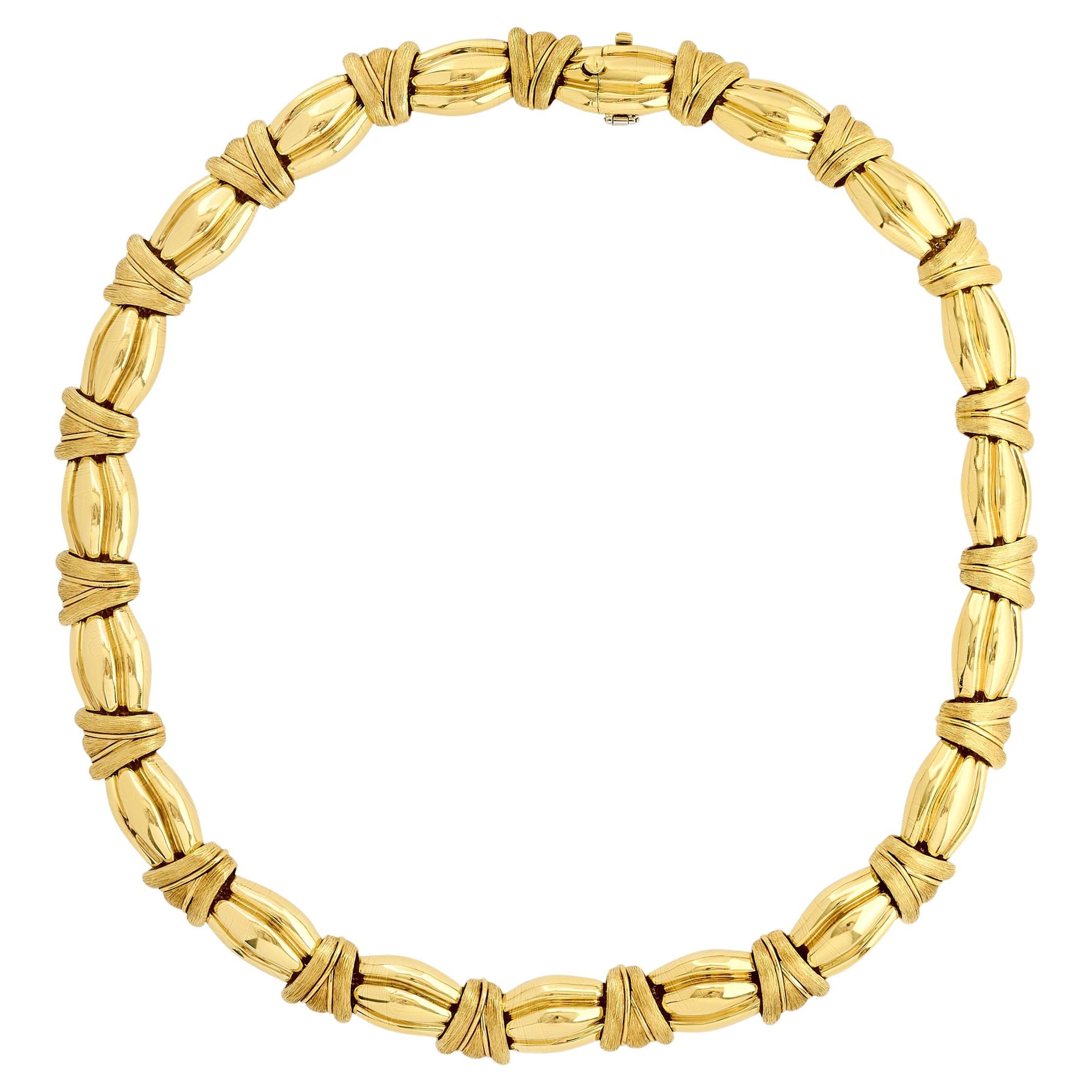 Henry Dunay Halskette aus 18 Karat Gelbgold