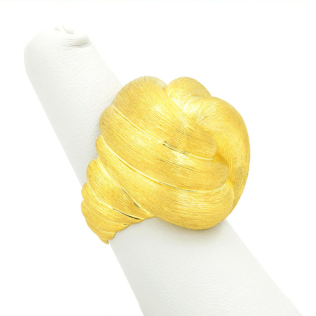 Henry Dunay 18k Gold Sabe Swirl Ring 1