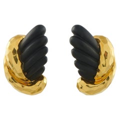 Henry Dunay 18K Yellow Gold Clip-On Earrings HD14-112125