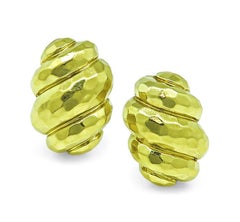 Henry Dunay 18k Gelbgold Ohrringe
