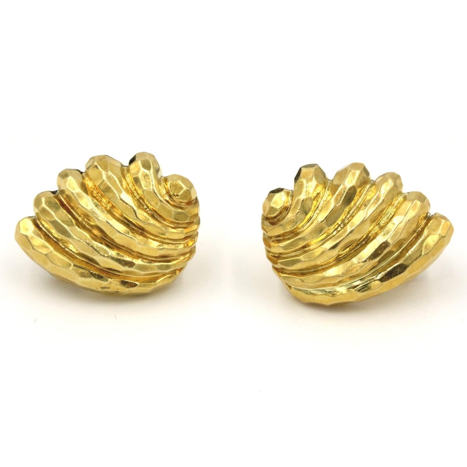 Women's Henry Dunay 18K Yellow Gold Earrings