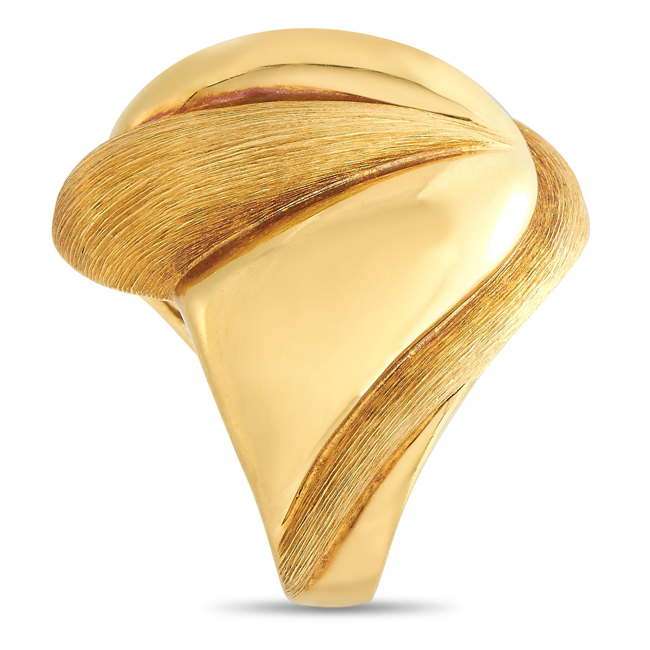 Henry Dunay 18K Yellow Gold Ring In Excellent Condition In Southampton, PA