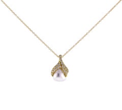 Henry Dunay Baroque pearl and Diamond Pendant