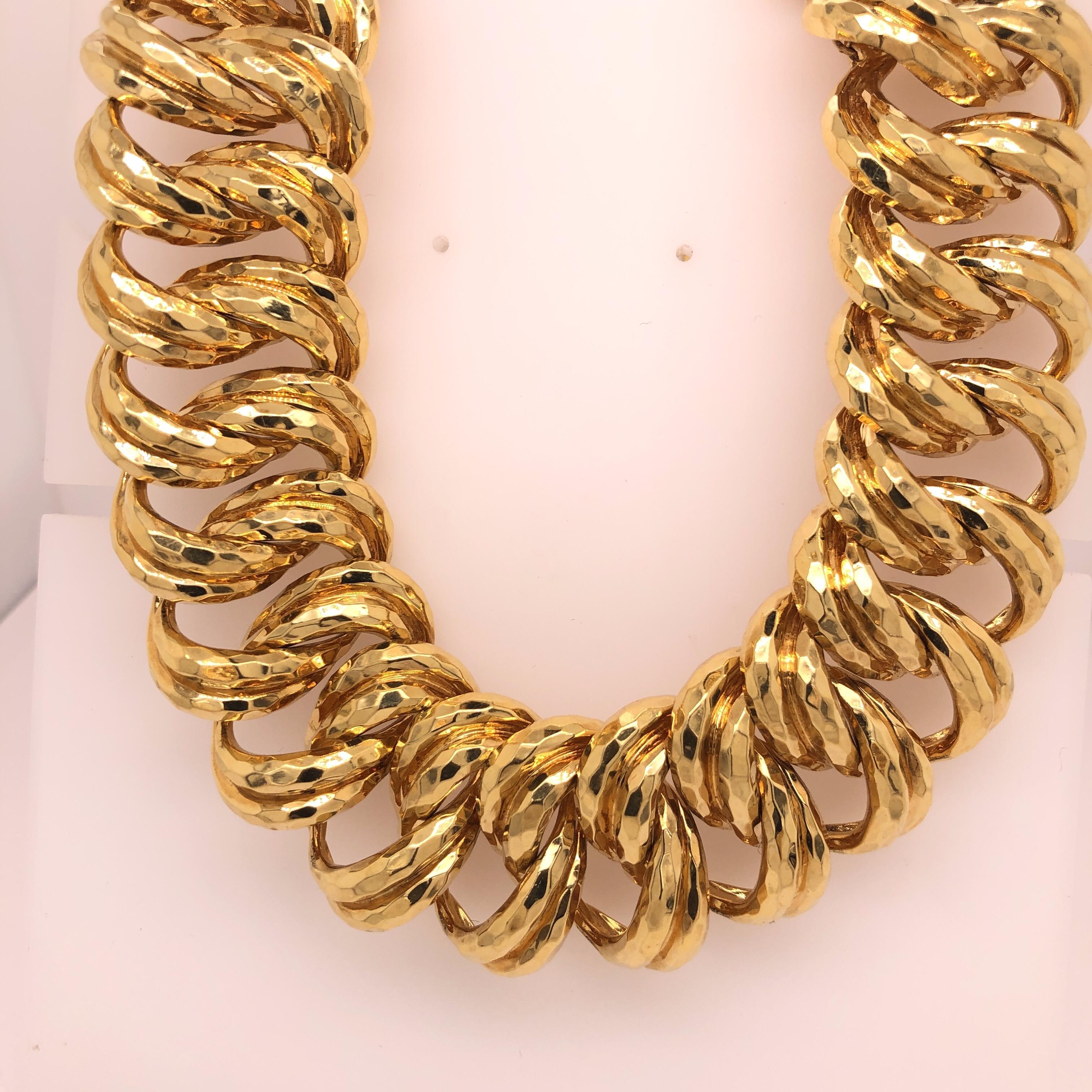 Henry Dunay Facet Gold Necklace 5
