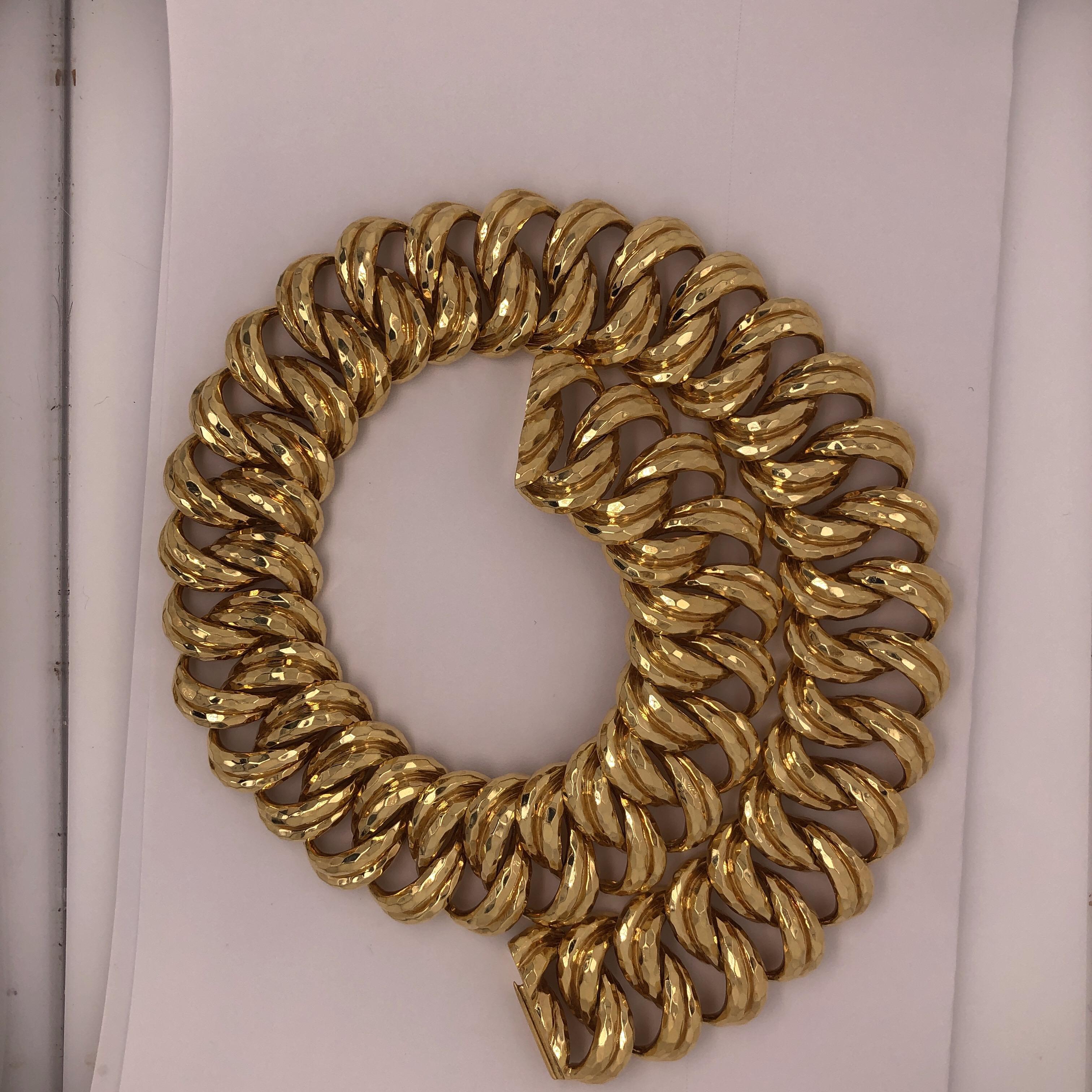 Henry Dunay Facet Gold Necklace 6