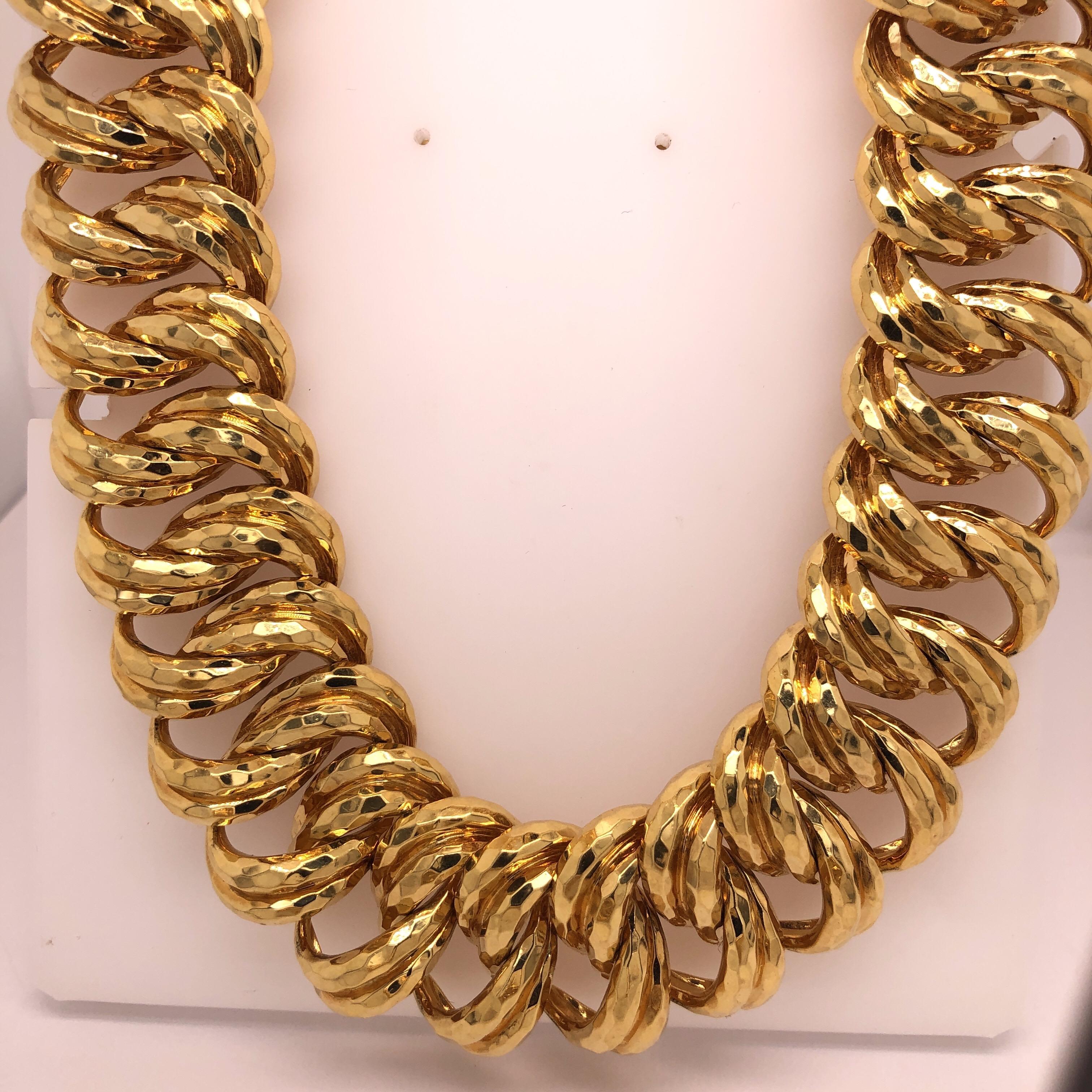 Henry Dunay Facet Gold Necklace 7