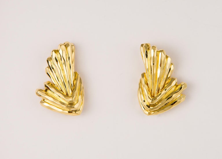 Henry Dunay Faceted Geometric Earrings For Sale at 1stDibs | henry ...