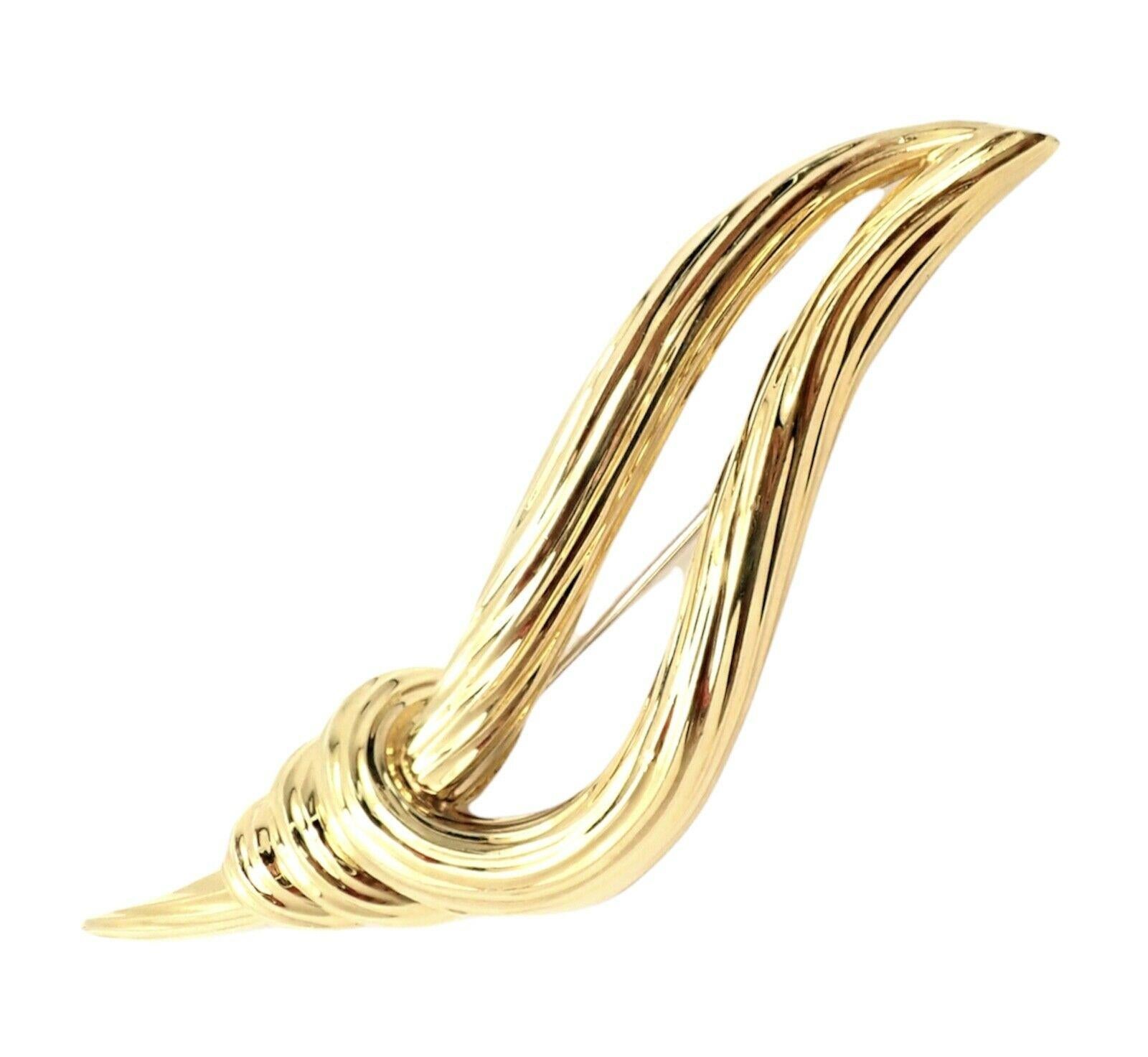 18k Yellow Gold Olympic Torch Pin Brooch By Henry Dunay. 
Details:
Measurements: 23mm x 91mm
Weight: 33.7 grams
Stamped Hallmarks: Dunay 18k
*Free shipping within the United States*
YOUR PRICE: $4,500
Ti740omrd