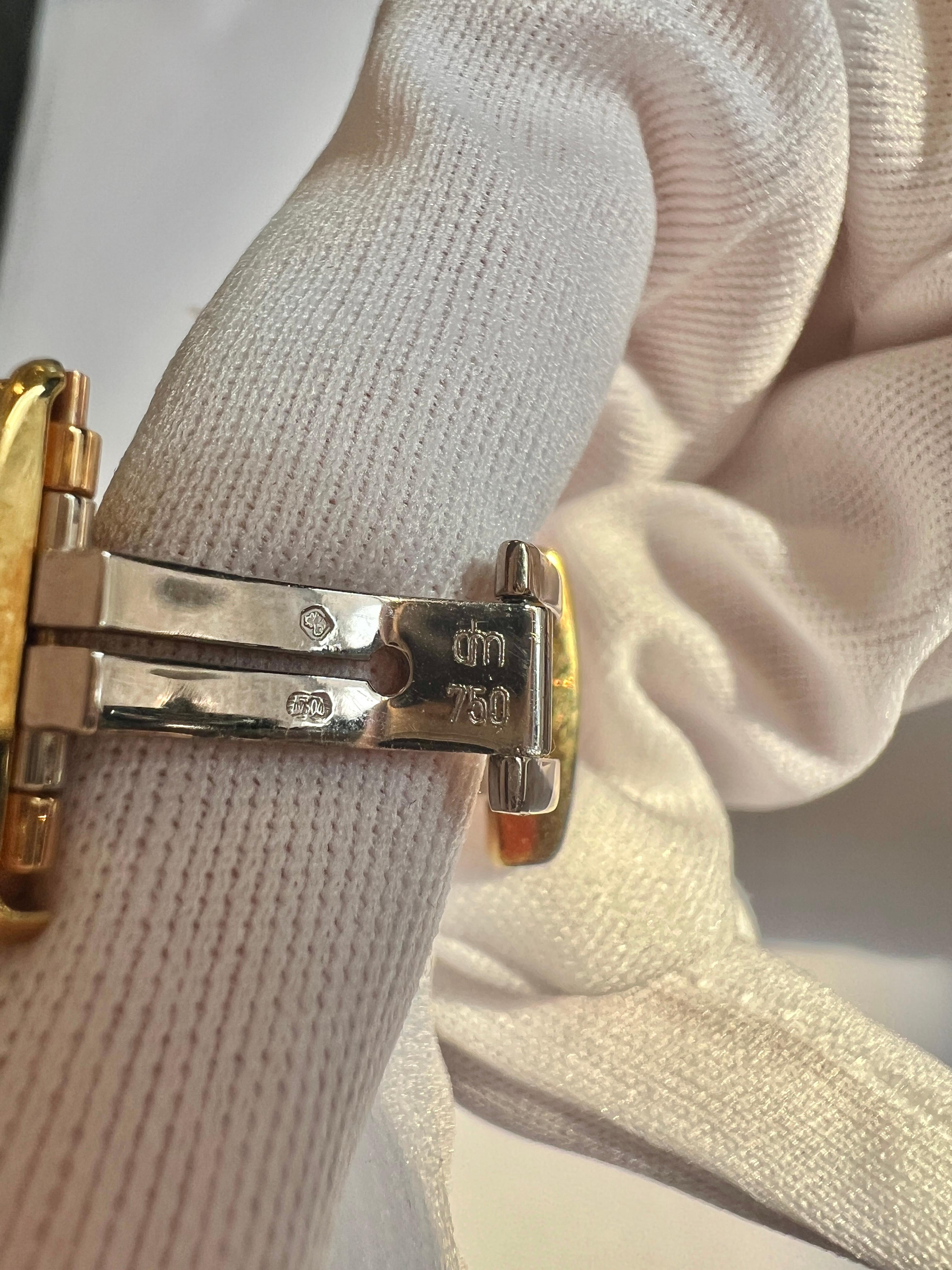 Donna Orologio con diamanti in oro 18k di Henry Dunay 