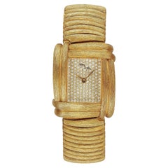 Henry Dunay 'SABI' 18k Gold Diamond Watch