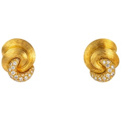 Henry Dunay Sabi Collection Diamond Earrings