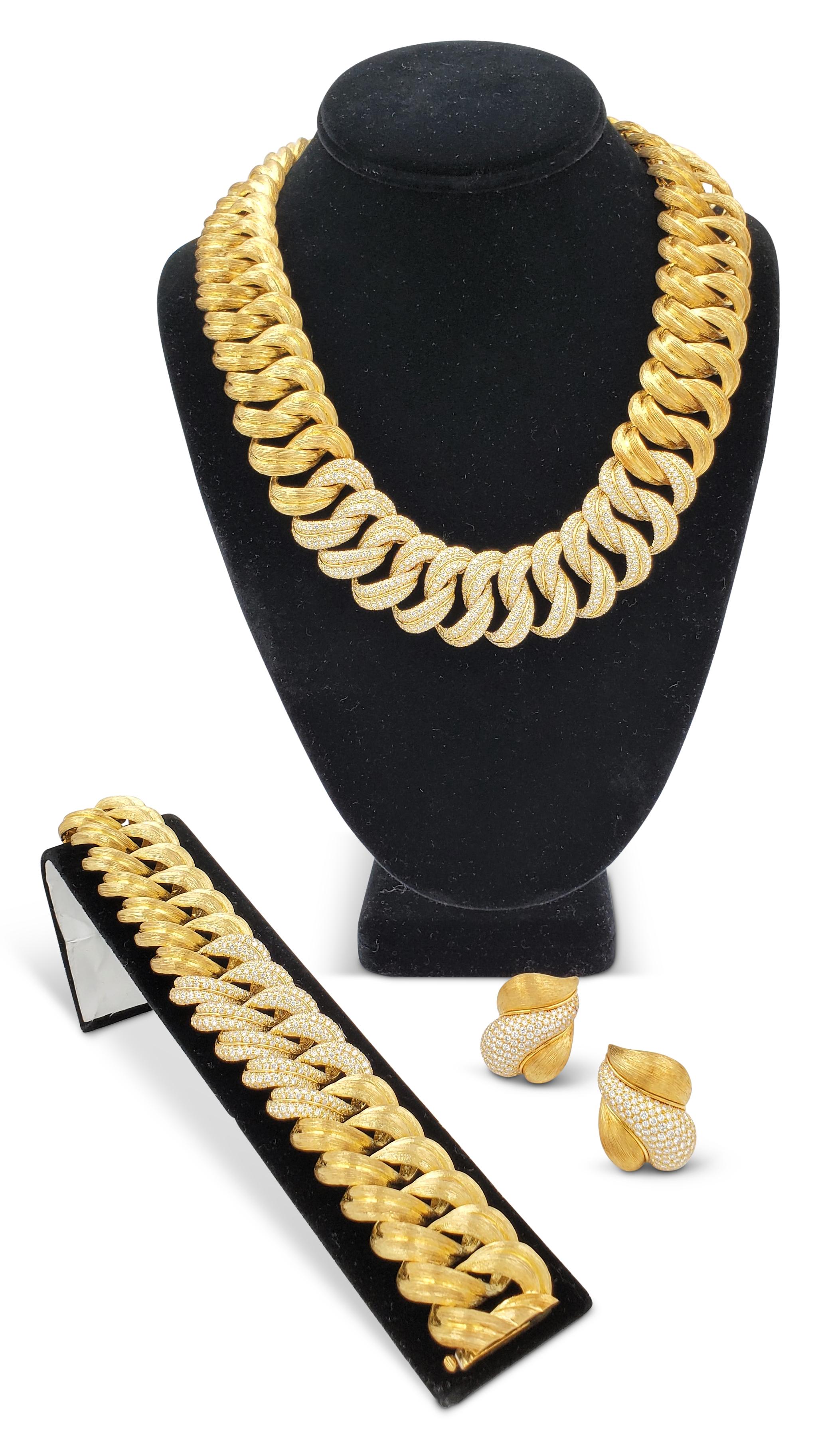Women's Henry Dunay 'Sabi' Gold and Diamond Pave Earrings