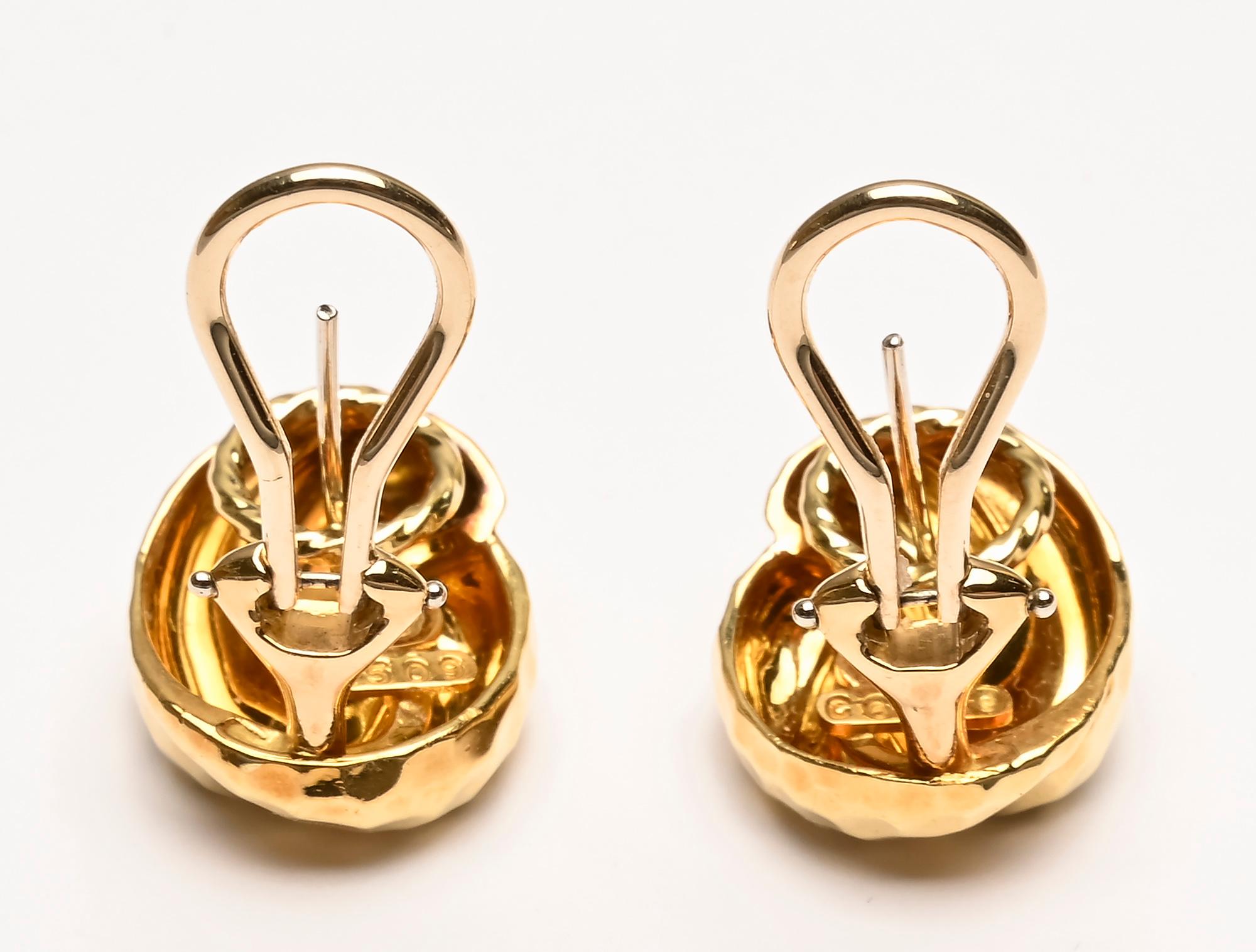 Contemporary Henry Dunay Small Knot Earrings For Sale
