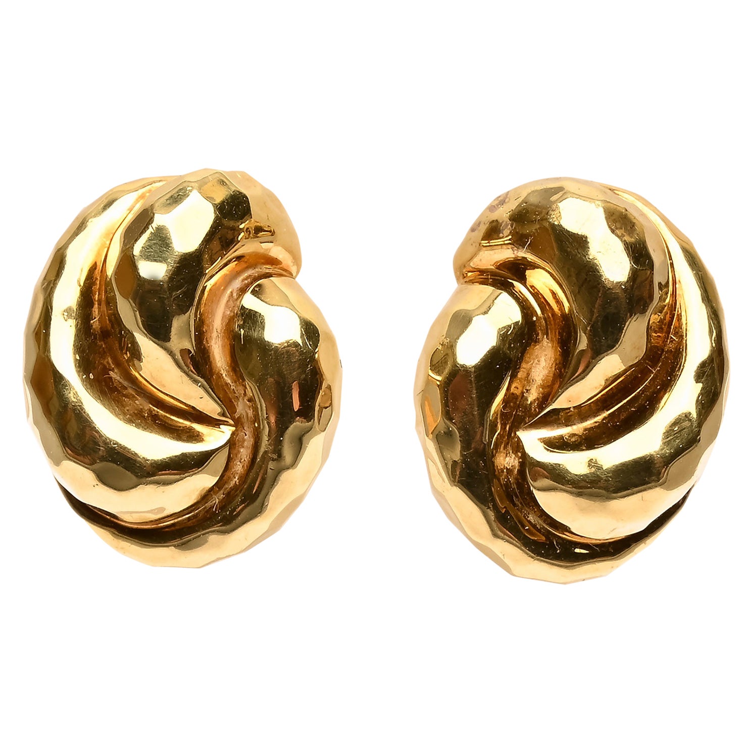 Henry Dunay Small Knot Earrings For Sale