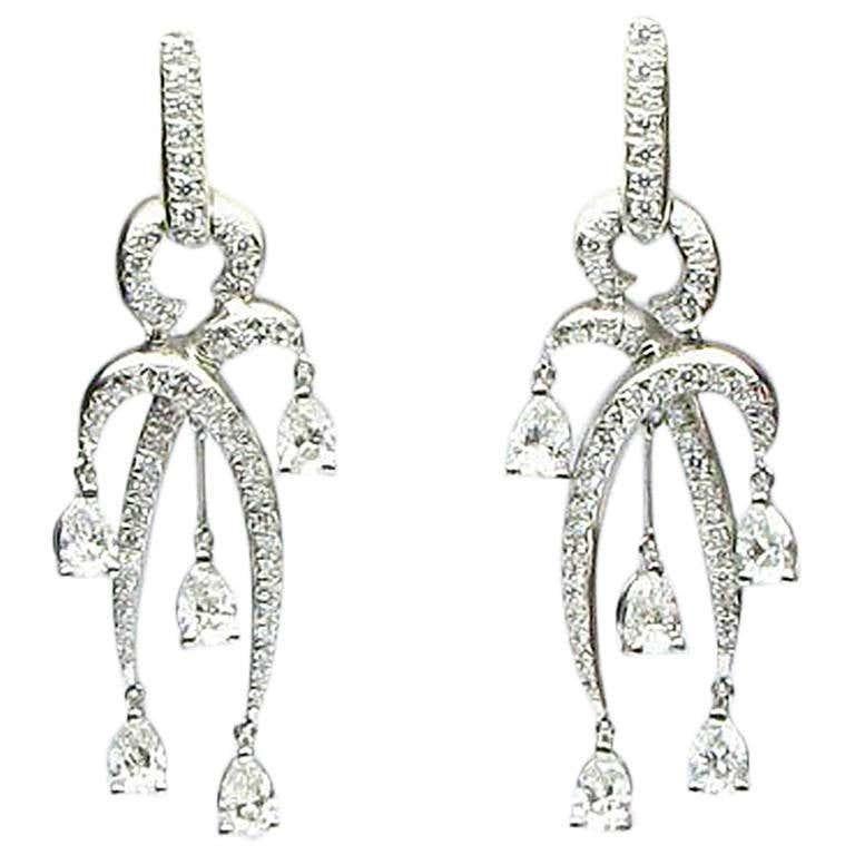 Contemporary Henry Dunay The Collection Pear Drop Earrings For Sale
