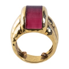 Henry Dunay Tourmaline Gold Ring