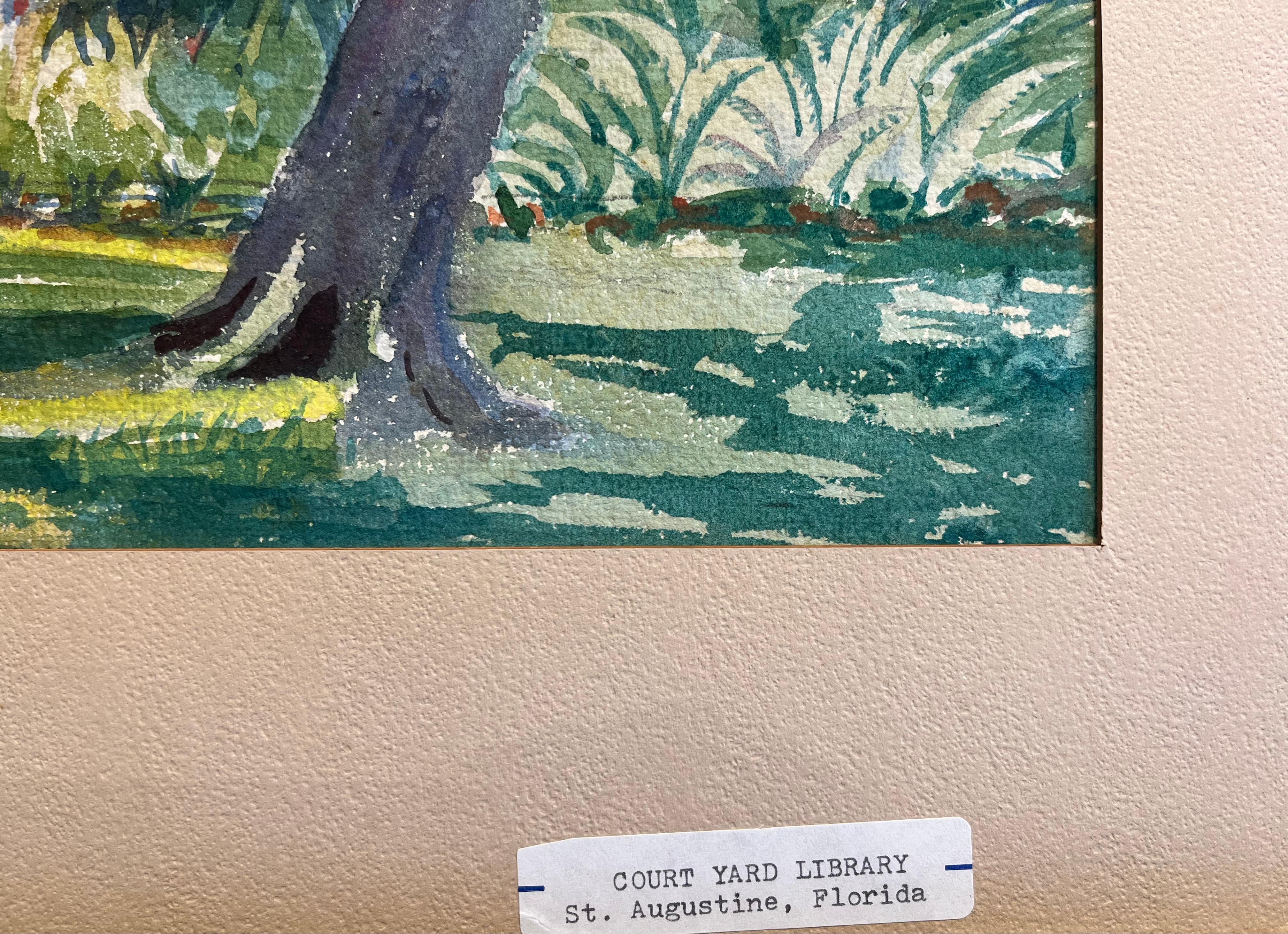 Patio de la Biblioteca, San Agustín, Florida en venta 2