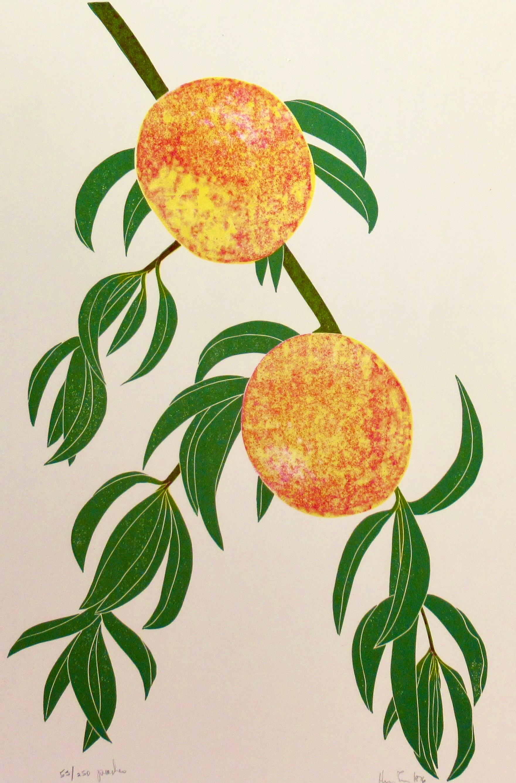 Peaches - Print by Henry Evans