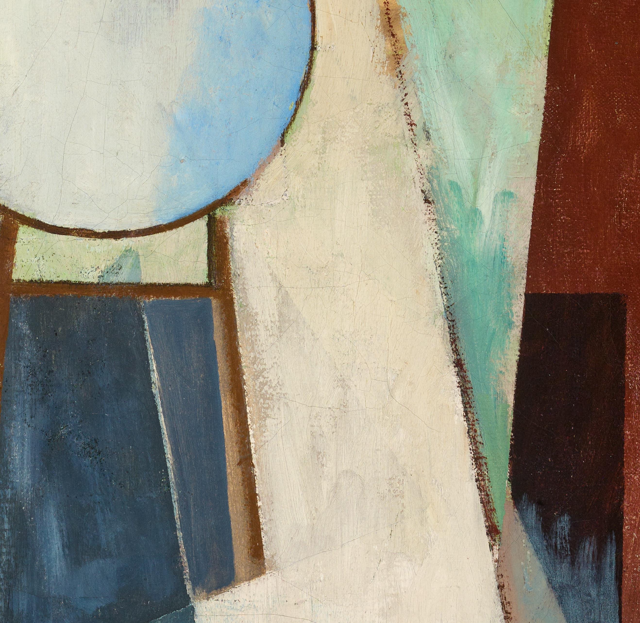 Figura con chitarra II - Painting American Modern di Henry Fitch Taylor