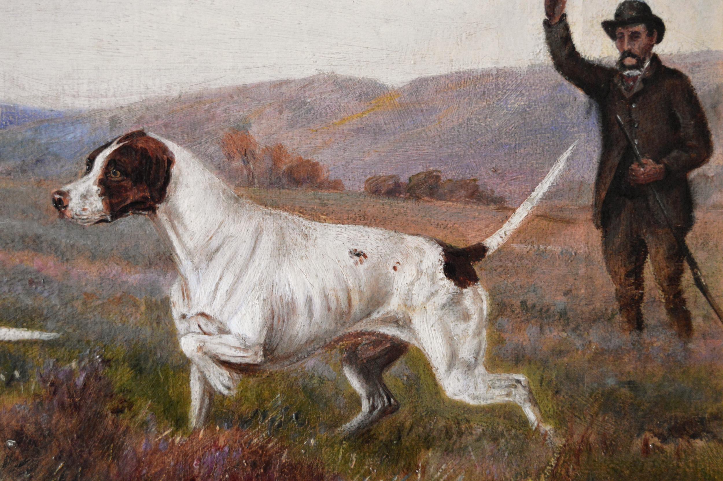 english pointer painting