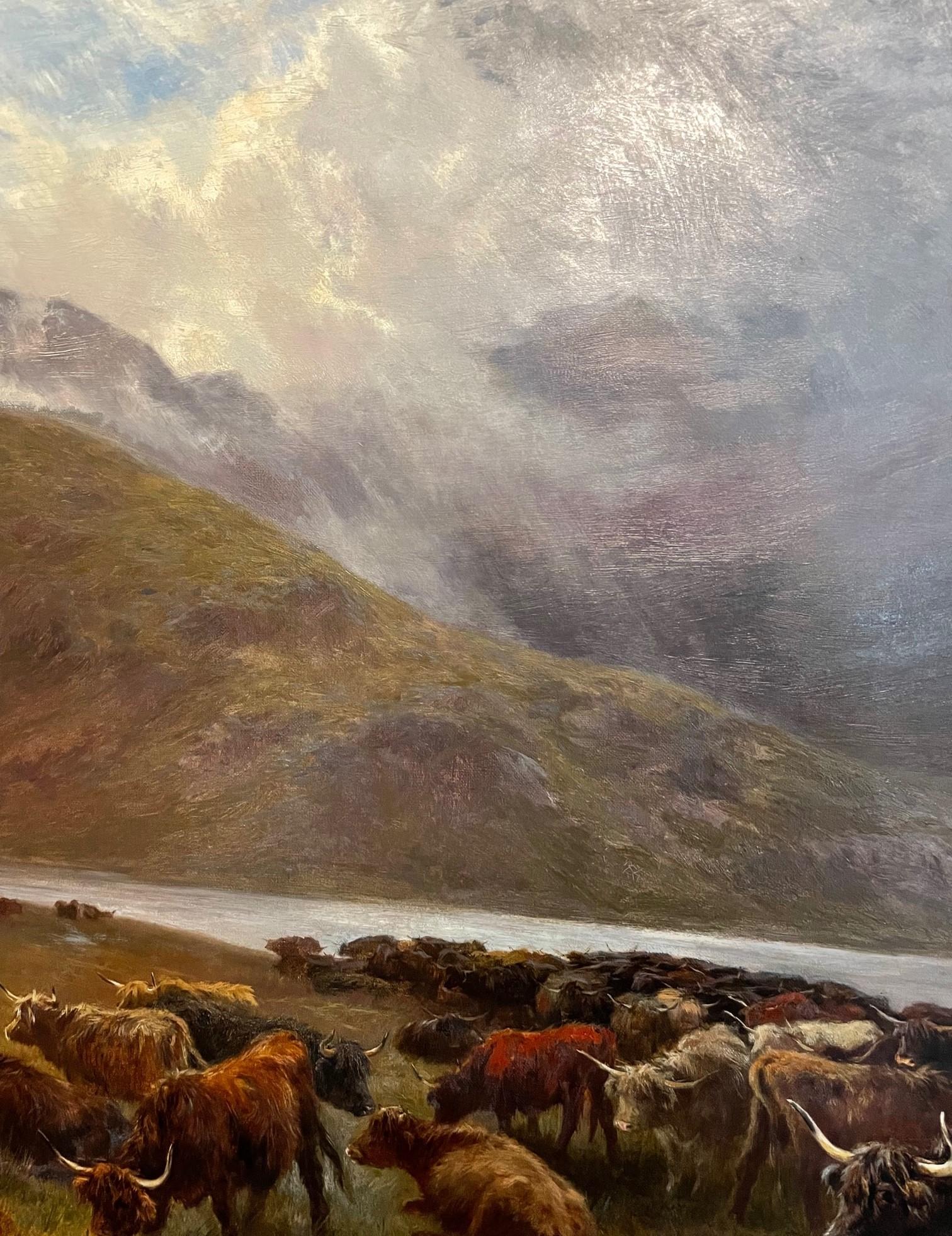 Conosciuto per i suoi dipinti di paesaggi delle Highlands, Garland era molto apprezzato tra i suoi colleghi, presentando lavori alla Royal Academy, alla Royal Society of British Artists e alla British Institution.  Firmato dall'artista nell'angolo
