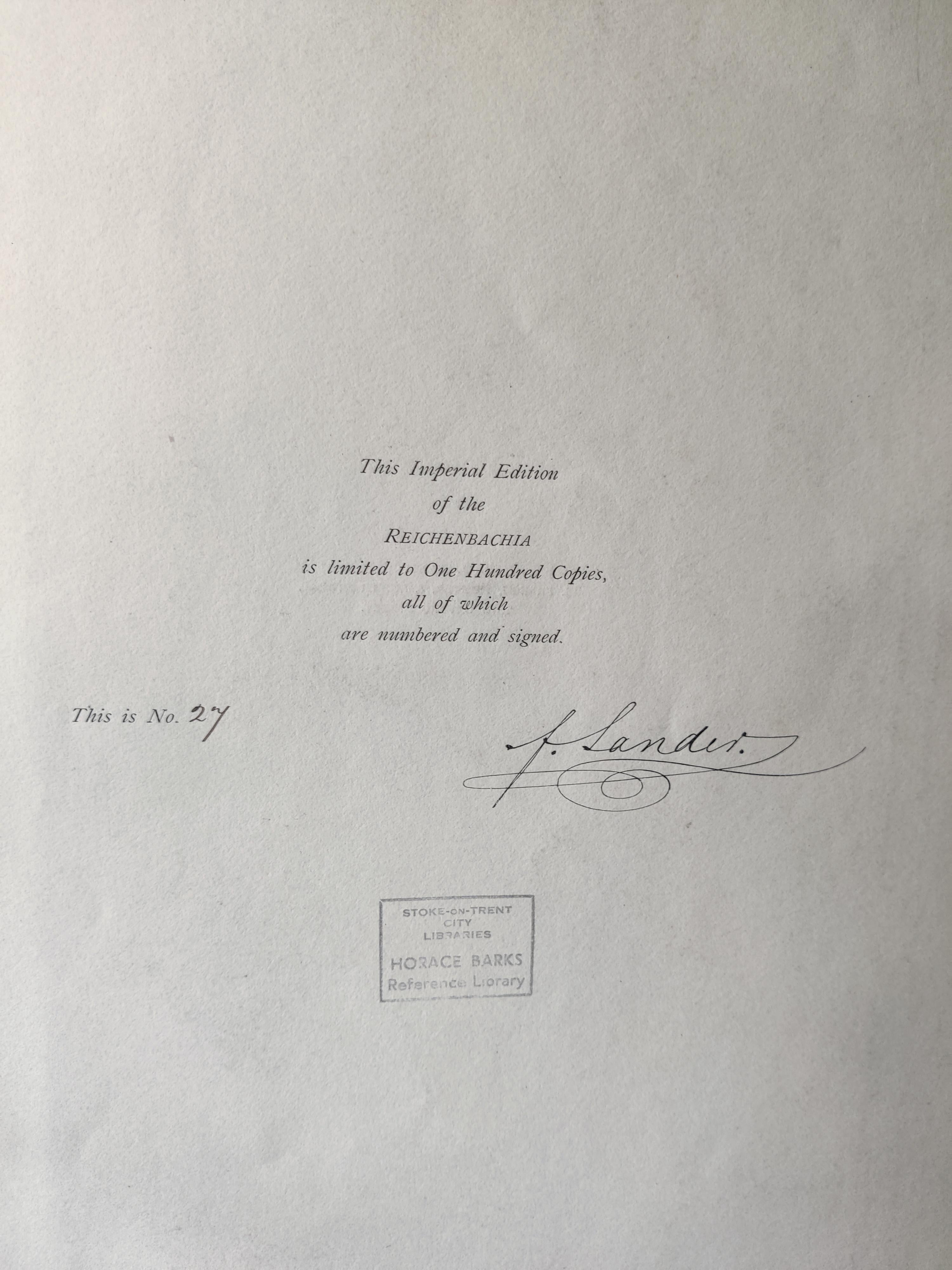 Angraecum sesquipedal - Reichenbachia Orchid lithograph - Co.1888 For Sale 2