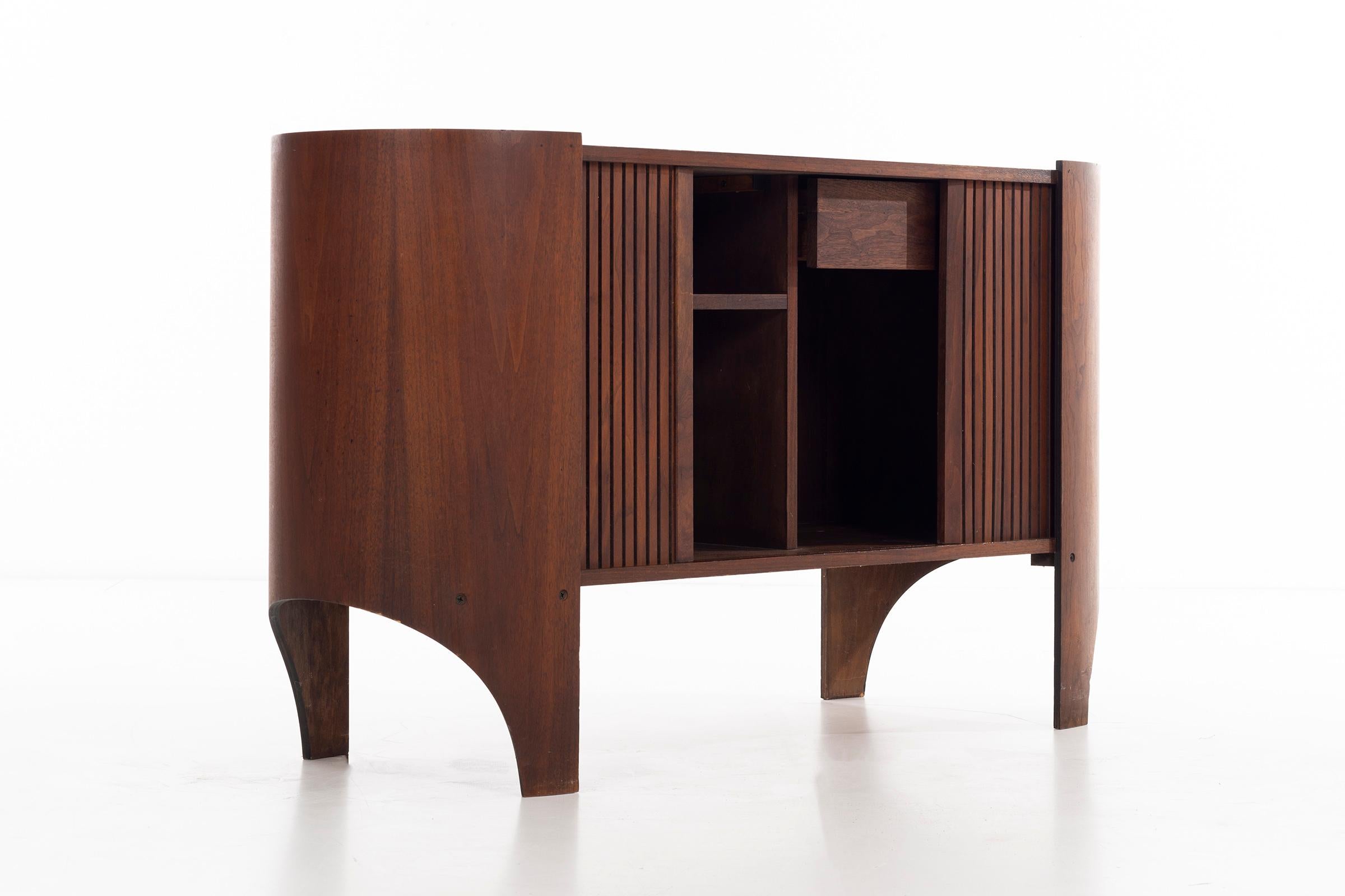 American Henry Glass Credenza