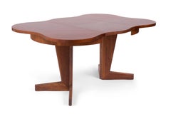 Henry Glass Walnut Extendable Dining Table