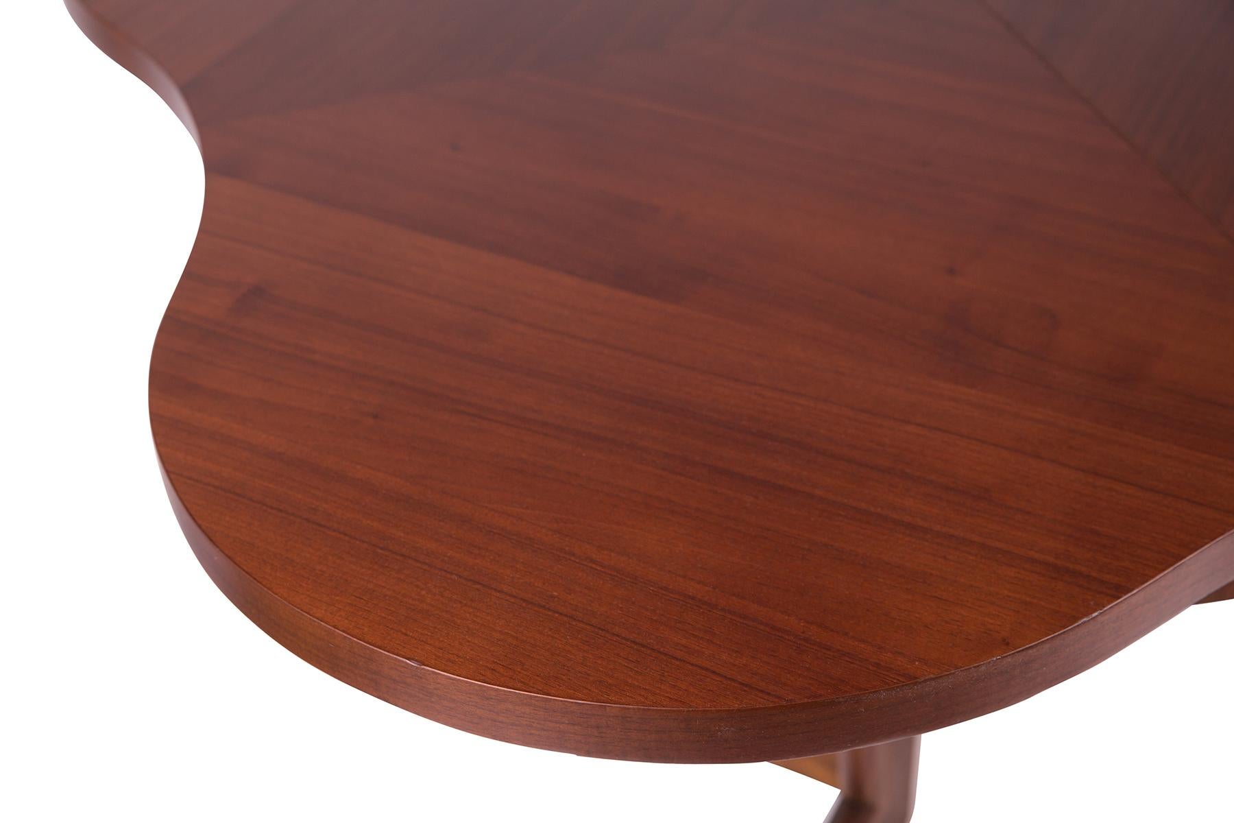 Henry Glass Walnut Extendable Dining Table 2